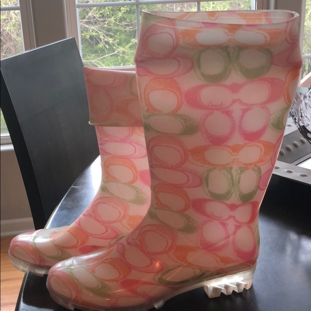 Coach Rain boots